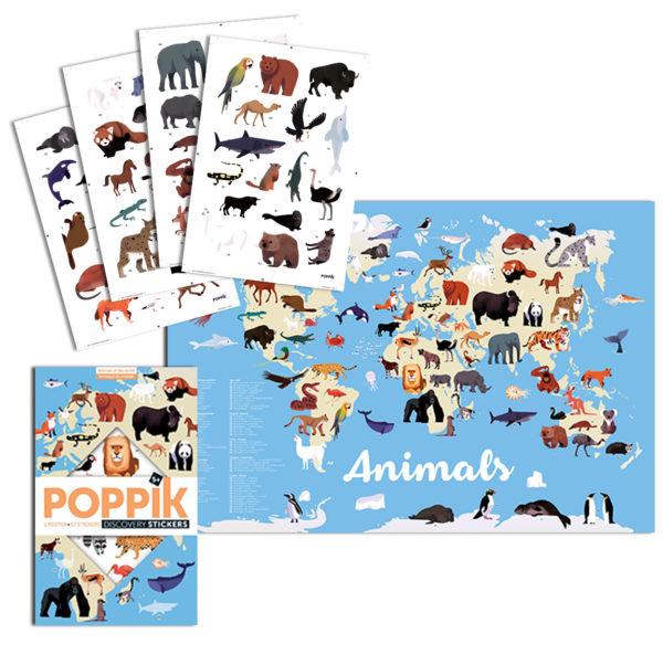 Poster Stickers Animaux du monde – Image 3