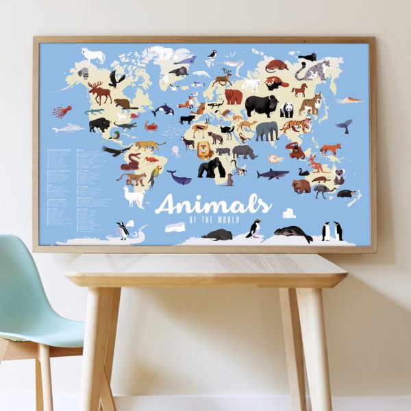 Poster Stickers Animaux du monde – Image 2