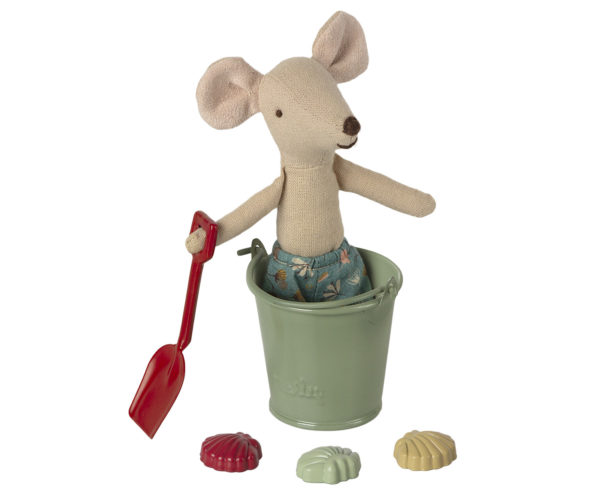 Set de plage - Seau, pelle et coquillages – Image 2