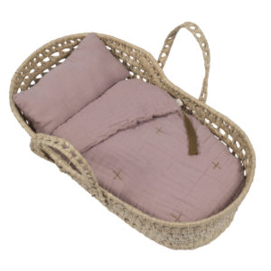 doll basket dusty pink