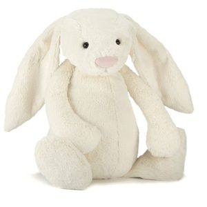 Peluche Lapin Bashful Large crème