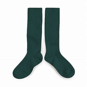 CHAUSSETTES HAUTES COLLEGIEN VERT FORET