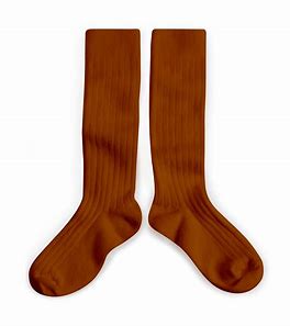 CHAUSSETTES HAUTES COLLEGIEN PAIN D'EPICES