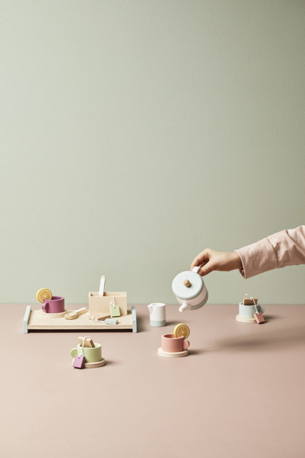 Set de thé en bois – Image 2