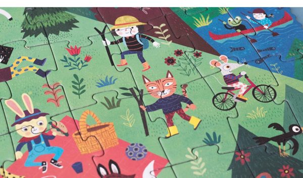 Puzzle réversible Let's Go To The Mountain 36 pièces – Image 3