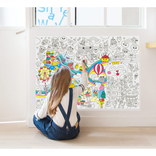 Poster géant à colorier - Kawaii – Image 2