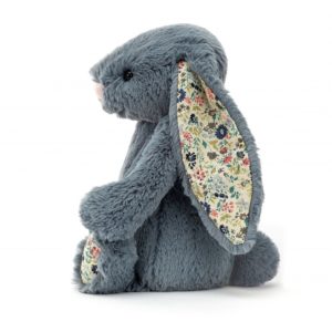 Peluche Lapin Blossom Dusky Blue Small
