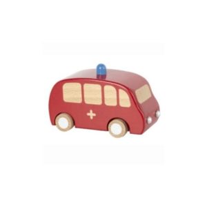 camion de pompier en bois maileg