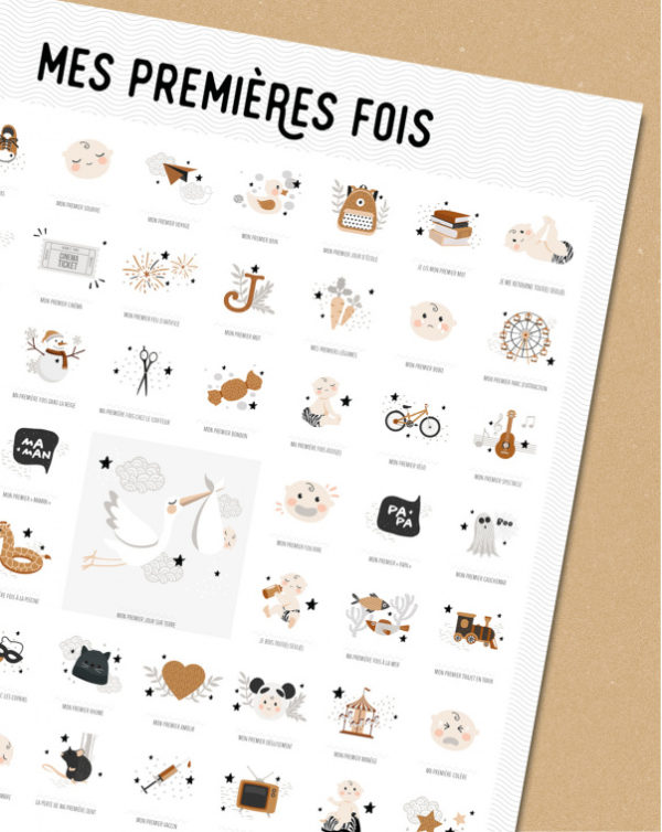 AFFICHE MES PREMIERES FOIS LES PETITES DATES