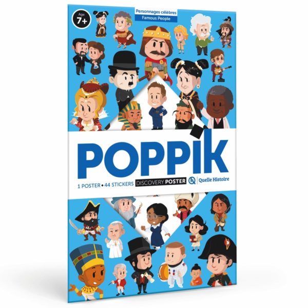 poster stickers les personnages célèbres poppik