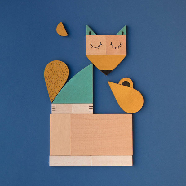 Jeu de tangram the fox & the mouse – Image 2