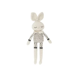 Jouets > Doudous et Peluches > Doudou Musical Lapin Liberty : Rose & Milk