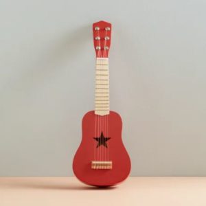 GUITARE EN BOIS ROUGE KID'S CONCEPT