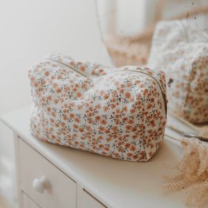 trousse de toilette imprimé californian poppy bonjour little