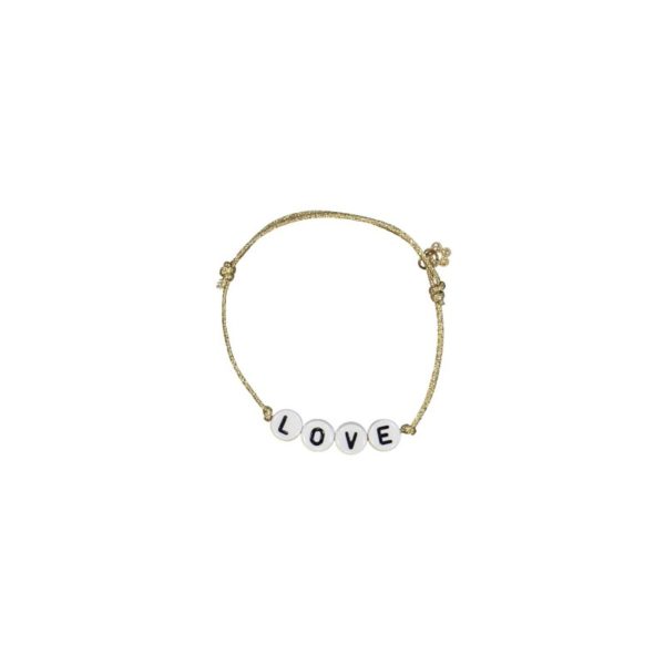 BRACELET LOVE CORDON DORE OBI OBI