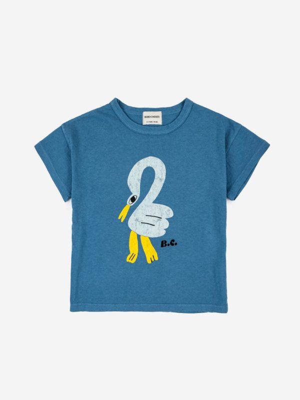 tshirt pélican bleu bobo choses