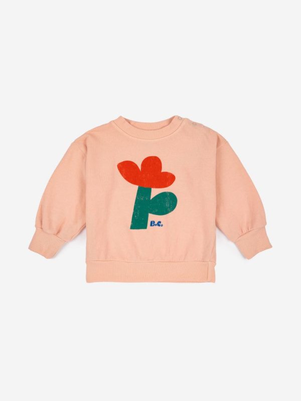 sweatshirt rose sea flower bobo choses