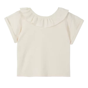 TSHIRT COTON ECRU EMILE ET IDA