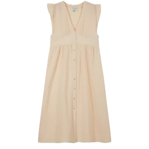 ROBE GAZE DE COTON CREME EMILE ET IDA