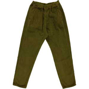 PANTALON COQUELICOT VELOURS FIR GREEN POUDRE ORGANIC