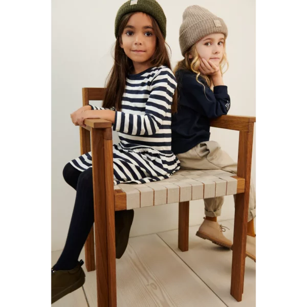 Bonnet Emilio en laine 5/6A - coloris oat – Image 2