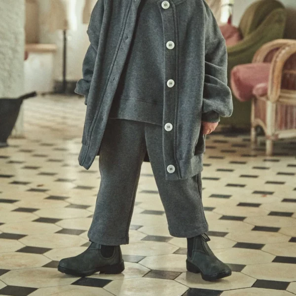 Pantalon Scille Molleton Anthracite – Image 3