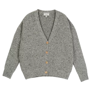 CARDIGAN GRIS FEMME OVERSIZE EMILE ET IDA