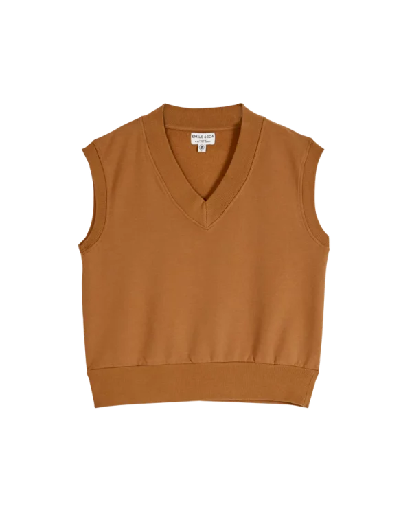 SWEAT SANS MANCHES MACADAMIA EMILE ET IDA