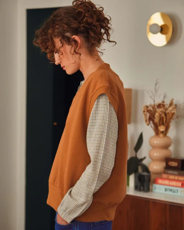 Sweat Sans Manches - Macadamia – Image 2