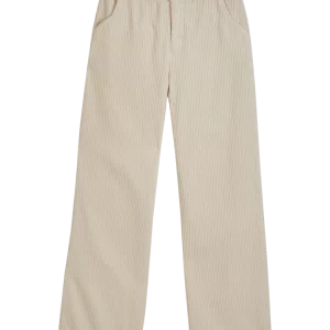 Pantalon Ample Velours - Ecru