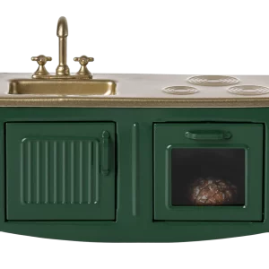 CUISINE M2TALLIQUE POUR SOURIS MAILEG VERT FONCE