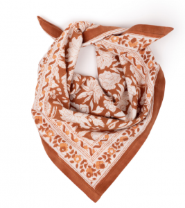 PETIT FOULARD SALVADOR TERRACOTTA BINDI ATELIER