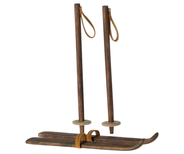 SKIS ET BATONS POUR SOURIS MAILEG