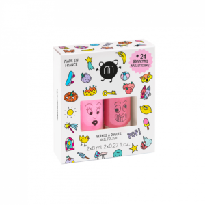 coffret de vernis et stickers ongles pop nailmatic