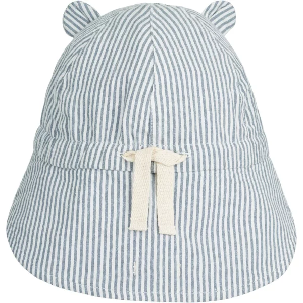 Chapeau de soleil réversible Gorm Whale blue – Image 2