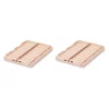 Lot de 2 caisses de rangement Small Weston Tuscany Rose – Image 2