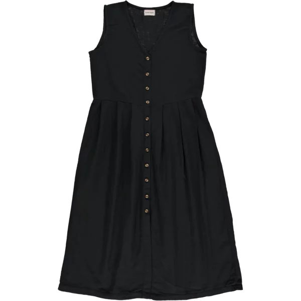 robe pâquerette noire poudre organic