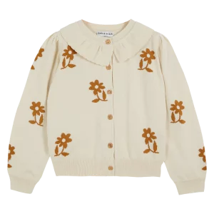 Cardigan Fleurs Caramel