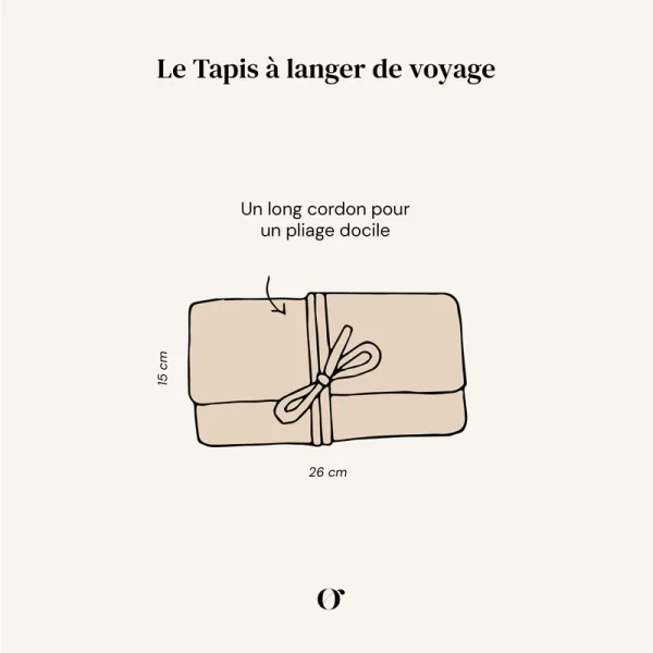 Matelas à langer de voyage Gingko – Image 3