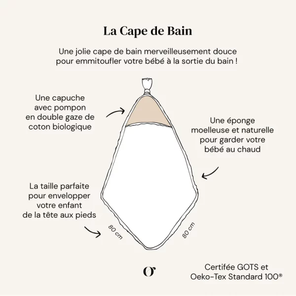Cape de bain Gingko – Image 2