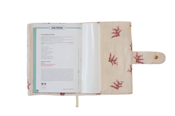 Protège Carnet de Santé Bruyère bois de rose – Image 2