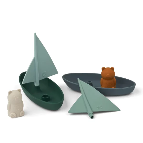 Lot de 2 Bateaux Ensley Whale Blue – Image 2