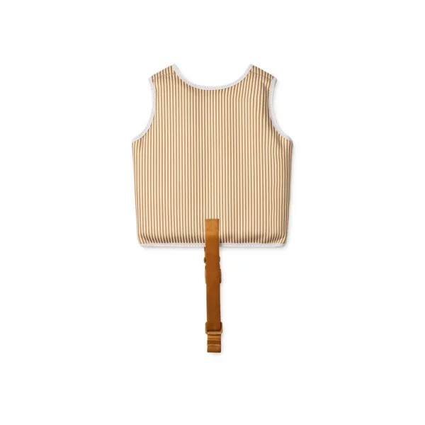 Gilet de natation Dove rayures golden caramel – Image 2