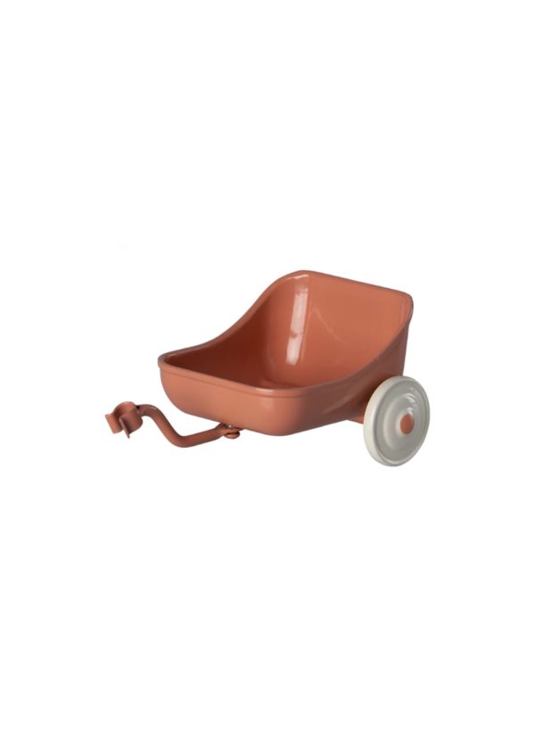Chariot pour tricycle - coloris corail