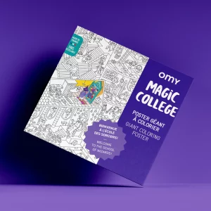 Poster géant à colorier - Magic Collège