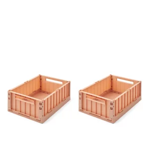 LOT DE 2 BOITES DE RANGEMENT WESTON TUSCANY BLUE LIEWOOD