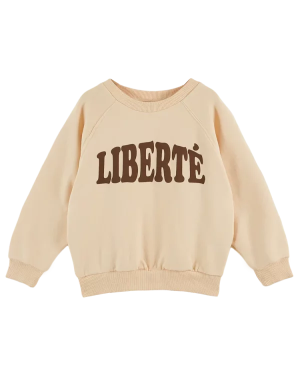 SWEATSHIRT LIBERTE BRIOCHE EMILE ET IDA