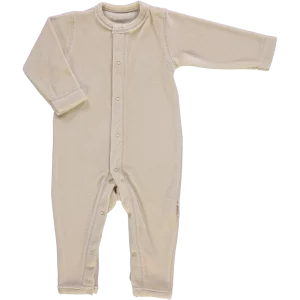 PYJAMA AIRELLE VELOURS RAS BISCOTTI POUDRE ORGANIC