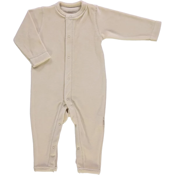 PYJAMA AIRELLE VELOURS RAS BISCOTTI POUDRE ORGANIC