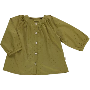 Blouse Pécan Points Green Moss